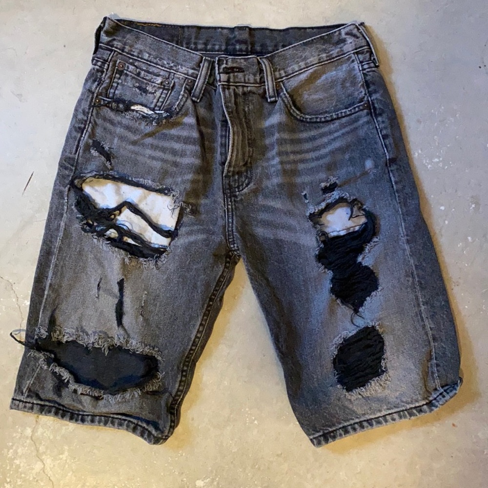 Levi Distressed Shorts